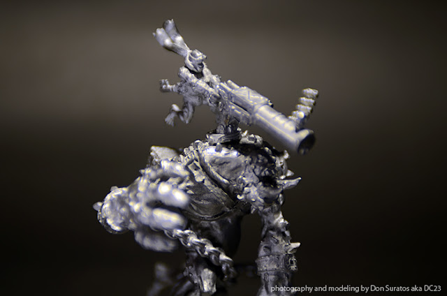 WIP - Dire Troll Blitzer assembled and based photo