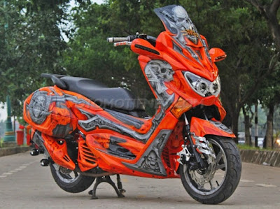 Modifikasi Yamaha NMAX Full Air Brush