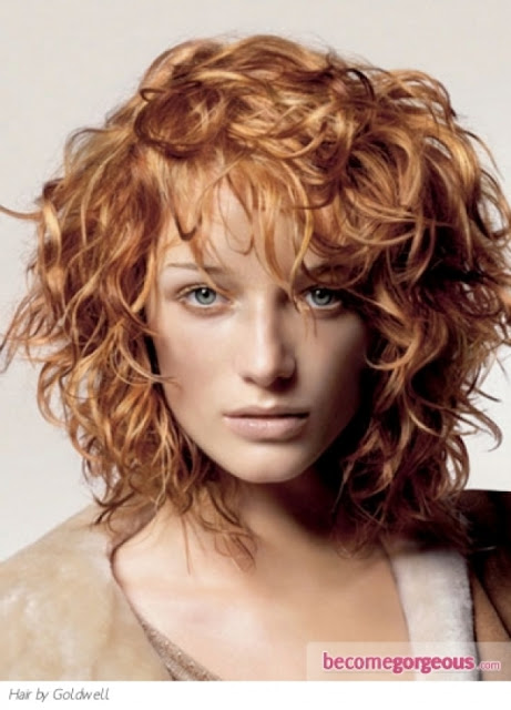 Most Beautiful Short Curly Hairstyles 2015