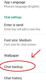 whatsapp chat backup