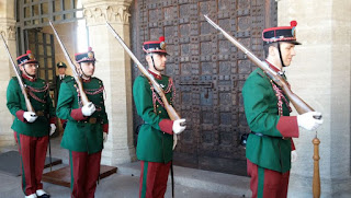 Cambio de guardia de San Marino.