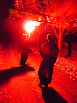 Southover Bonfire Society 2009 march, entering the fire site in Lewes, image by Oliver Gozzard