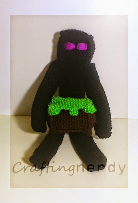 CraftingNerdy: Minecraft Inspired Creeper & Enderman Plush 