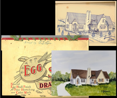 Drawings from 1945 - Watercolor 2019