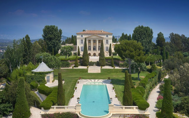 Legendary Mansion On The French Riviera With Neo-Palladian Style Architecture