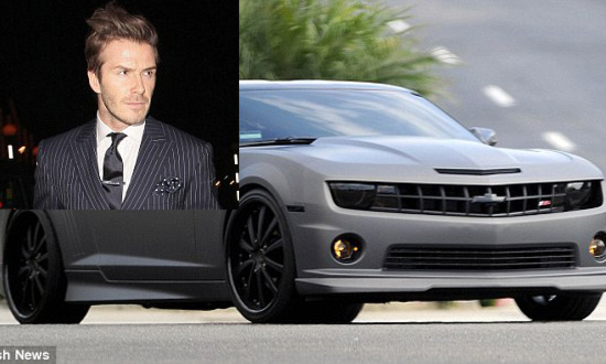 David Beckham Bought 2011 Chevrolet Camaro