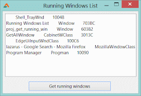 Get all the windows' titles with Lazarus+FreePascal