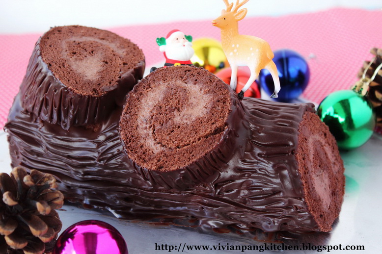 Christmas Log cake