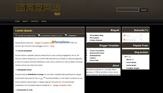 Garpu Blogger Template