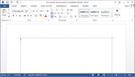 Menampilkan Garis Tepi Tekt Boundaries Pada Ms Word 2013 Kemejingnet