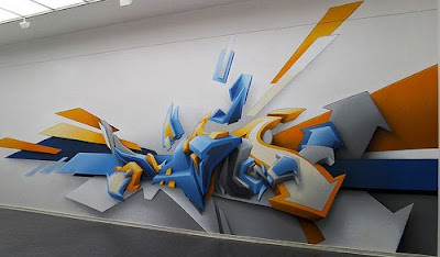 3D Graffiti Alphabets Street Art 