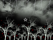Stars in the Night Forest Abstract Wallpaper