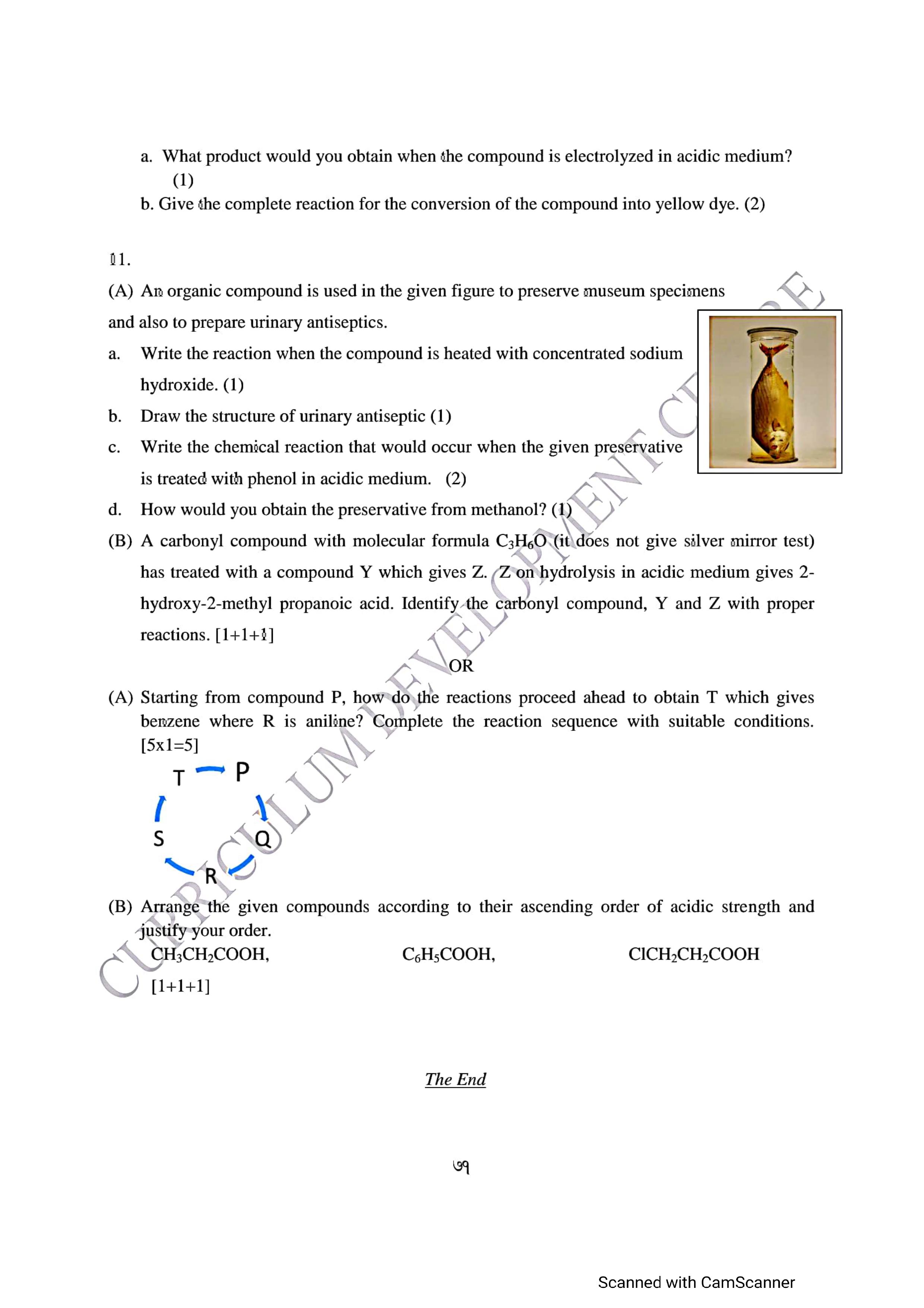 Class 12 Chemistry Model Question 2079 for NEB Exam