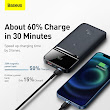 Pin Dự Phòng Sạc Nhanh Không Dây Baseus Magnetic Wireless Fast charging Power bank 10000mAh 20W 2022 Edition（With Simple charging cable USB to Type-C 50cm)