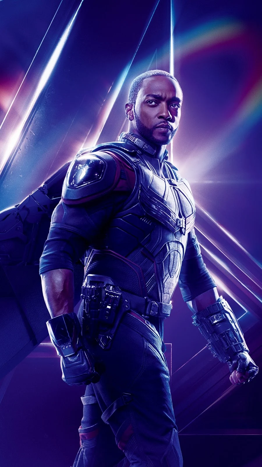  Papel de parede Filme Vingadores: Guerra Infinita Falcon Anthony Mackie para PC, Notebook, iPhone, Android e Tablet.