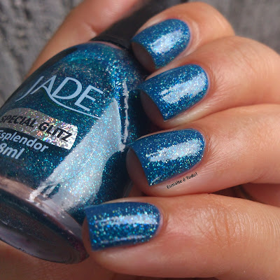 esmalte azul