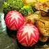 Radisshu no kazarikiri, temari / decorative thread ball cut for radish