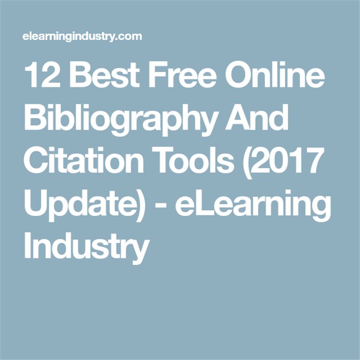 Bibliography Website