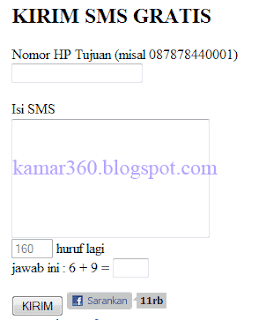 SMS Gratis Lewat Internet