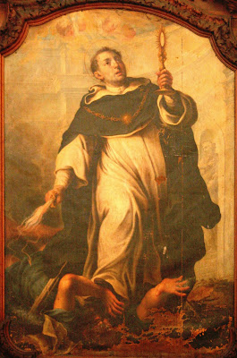 Thomas Aquinas Trampling Heresy