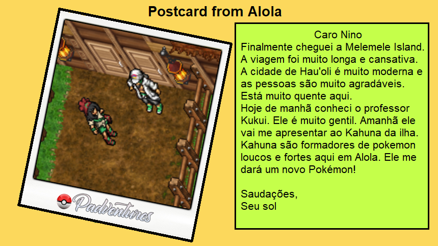 Qual inicial da região de Alola é o seu?