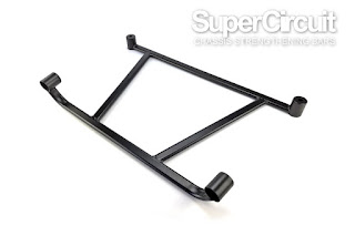 Perodua Aruz Front Lower Chassis Brace Bar by SUPERCIRCUIT.