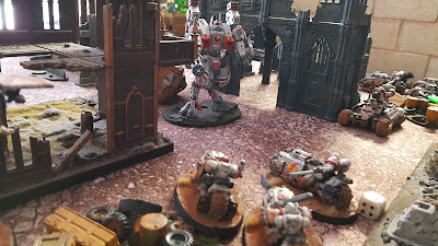 Warhammer 40k battle report: White Scars vs T'au.