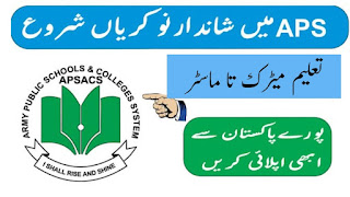 Army Public School & College Pasban Rawalpindi Jobs 2023