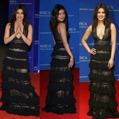 Gorgeous Priyanka Chopra Joins US President Obama at White House Dinner