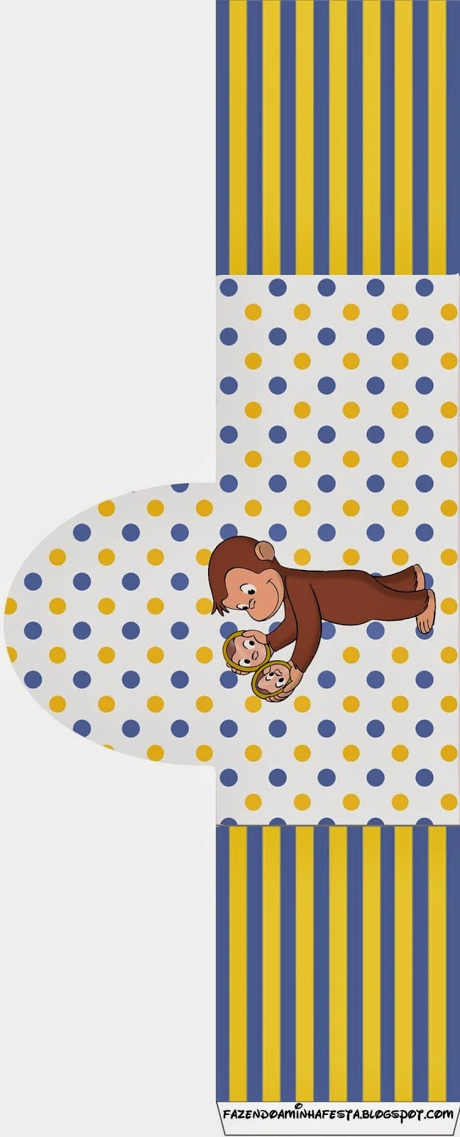 Curious George  Free Printable  Labels. 