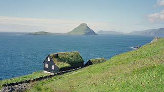 View from Streymoy to Koltur in the Faroe Islands. August 2005