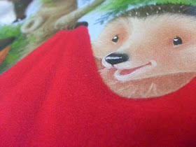 One Special Sleepover by Little Tiger Press children's book review flock blanket close up