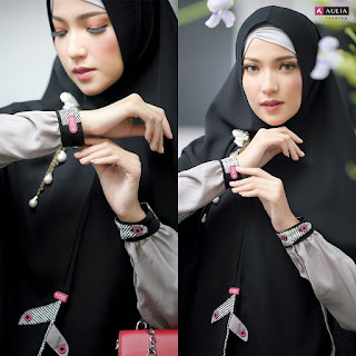 KATALOG AULIA GAMIS SET SULTAN 9 SILVER JETBLACK