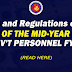 Rules and Regulations on the Grant of the Mid-Year Bonus to Gov't Personnel FY 2022