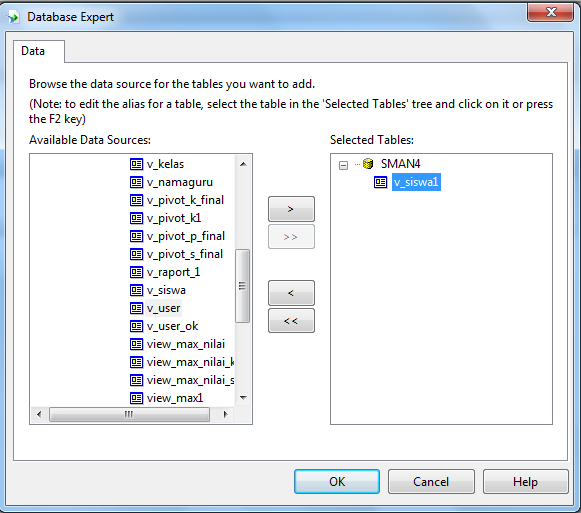 Membuat Laporan Biodata dengan Crystal Report Vb.Net 