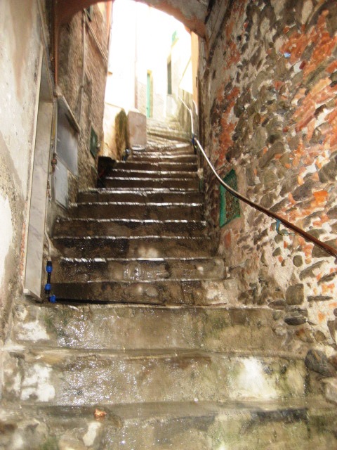 Cinque De Terre. Stairs to La Casa de Venere