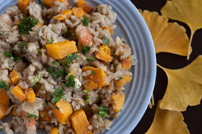 Butternut squash risotto