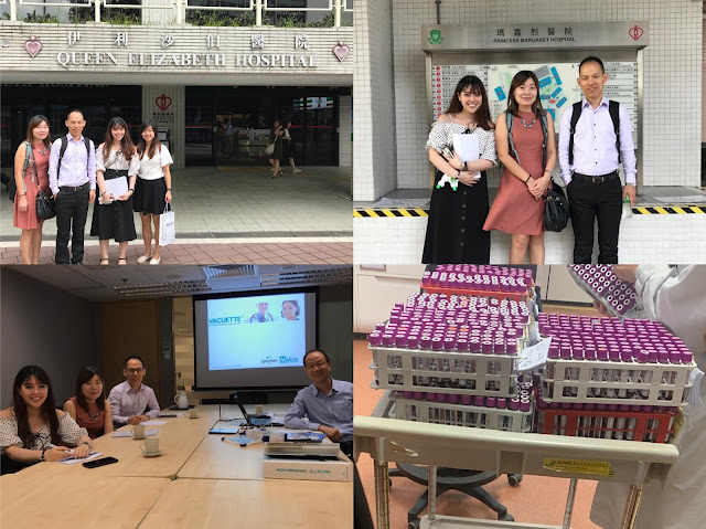 Visit Hong Kong Queen Elizabeth & Princess Margaret Hospital for an insight of VACUETTE sample collection system