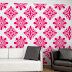 Floral wallpapers with a twist . 