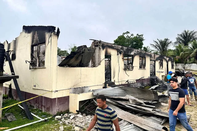 20 ضحية بحريق مهاجع " مدرسة المهدية " في غويانا