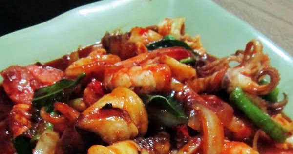 Made by Ita Resepi Paprik  Seafood Menu Ala Thai