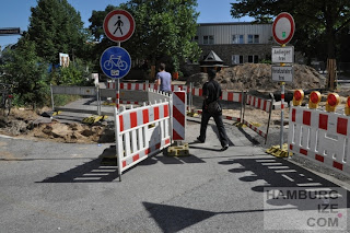 Schanzenstraße / Sternschanze - Baustelle