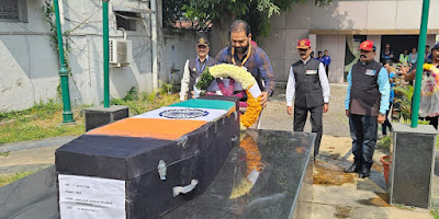 शहीद जवान अक्षय भिलकर यांच्यावर रामटेक येथे अंत्यसंस्कार