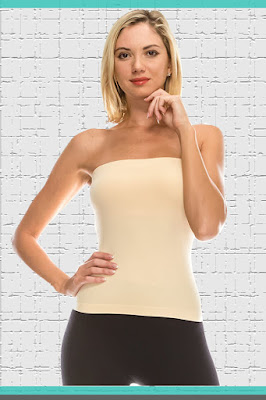 strapless tank top