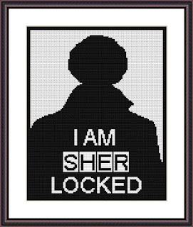 Sherlock Holmes cross stitch pattern - Tango Stitch