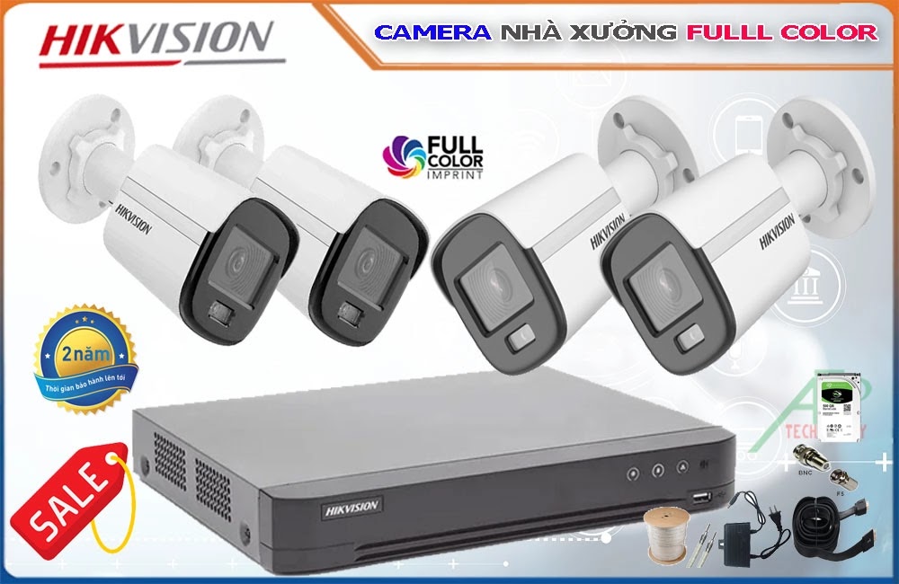 Lắp Camera IP Nhà Xưởng Full HD