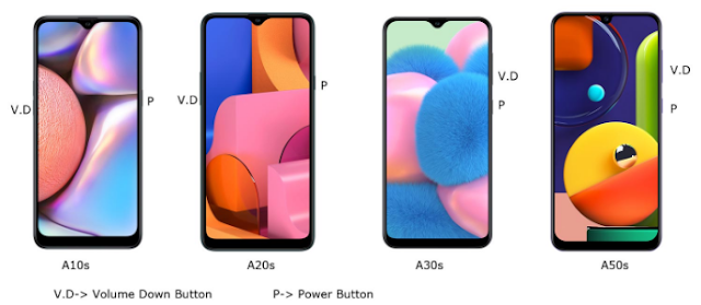 Cara Screenshot Samsung  Galaxy A10s / A20s / A30s / A50s 3