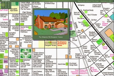 Mapa interactivo de Springfield