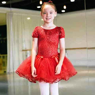 Baju Kostum Balet Anak Warna Merah