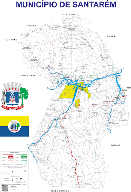 Mapa do Município de Santarém